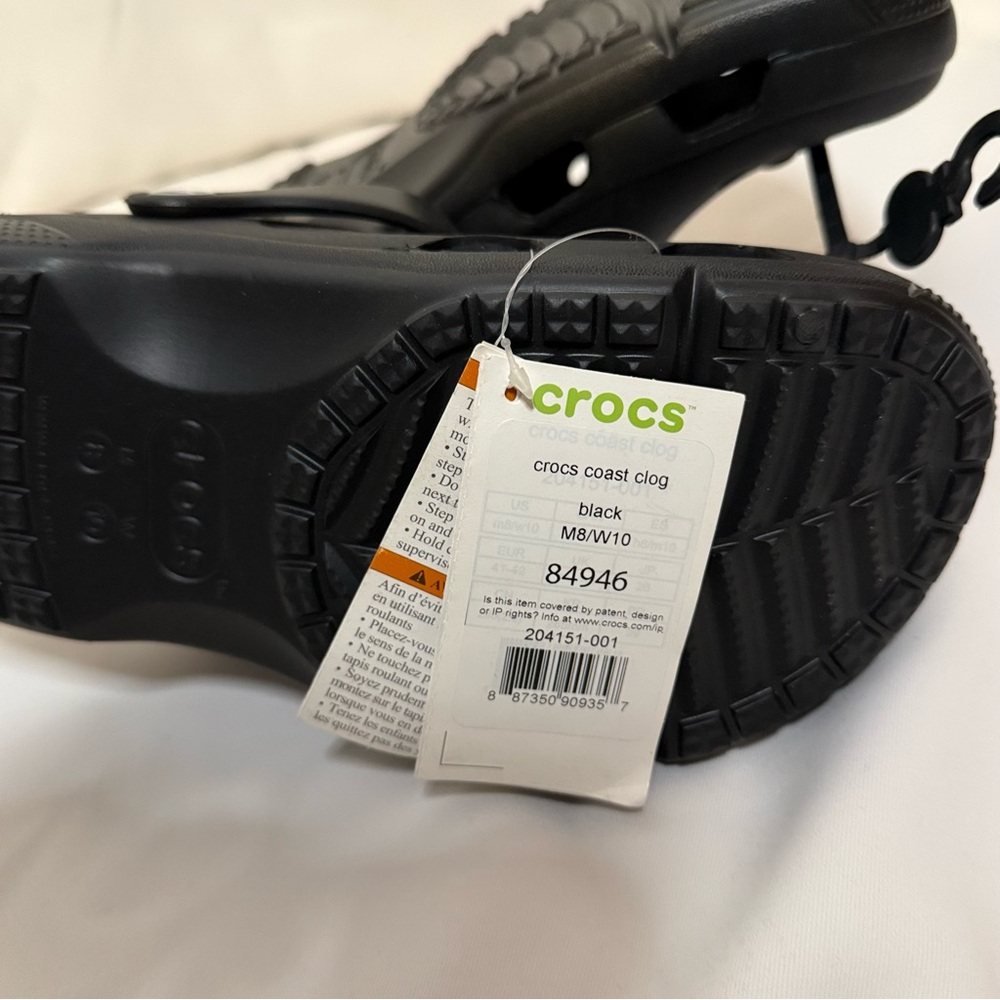 CROCS Coast Clog in Black
